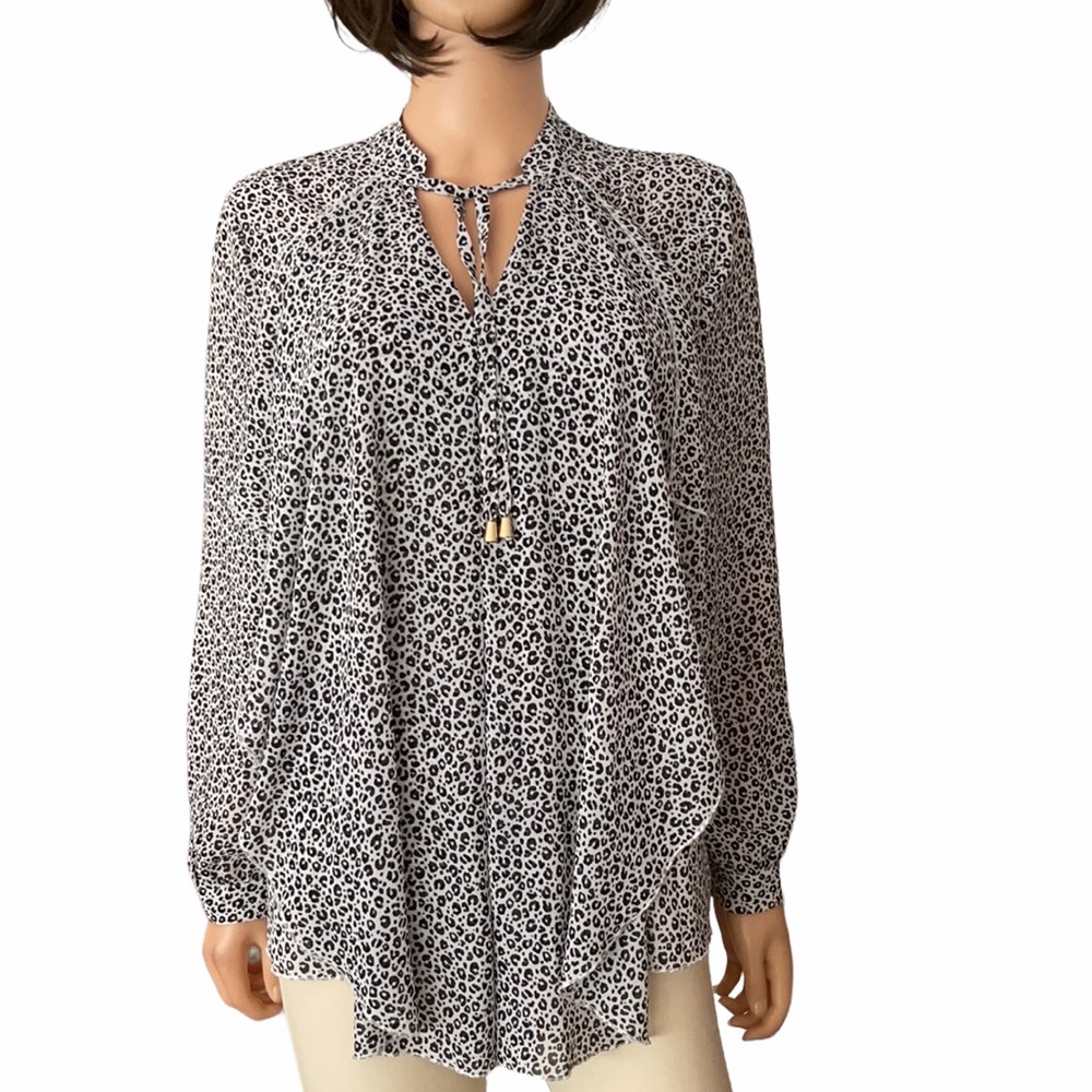 Nwot Chico’s Pattern Polyester Blouse - image 1